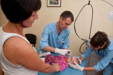 Хирургическое лечение гемангиомы у новорожденного, фото